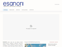 Tablet Screenshot of esanor.com